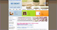 Desktop Screenshot of bomont.si